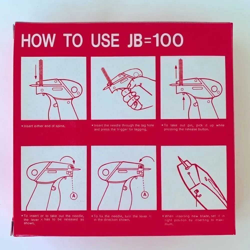 Price Tag Gun + 1,000 Barbs + Needles